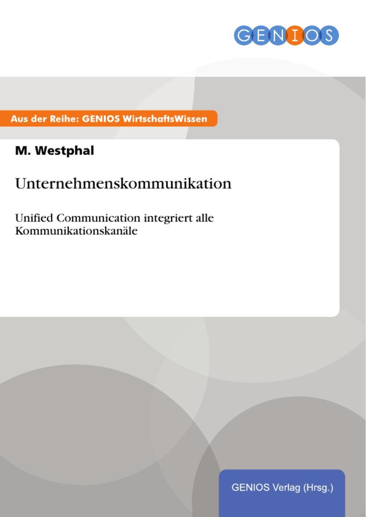 Unternehmenskommunikation - M. Westphal