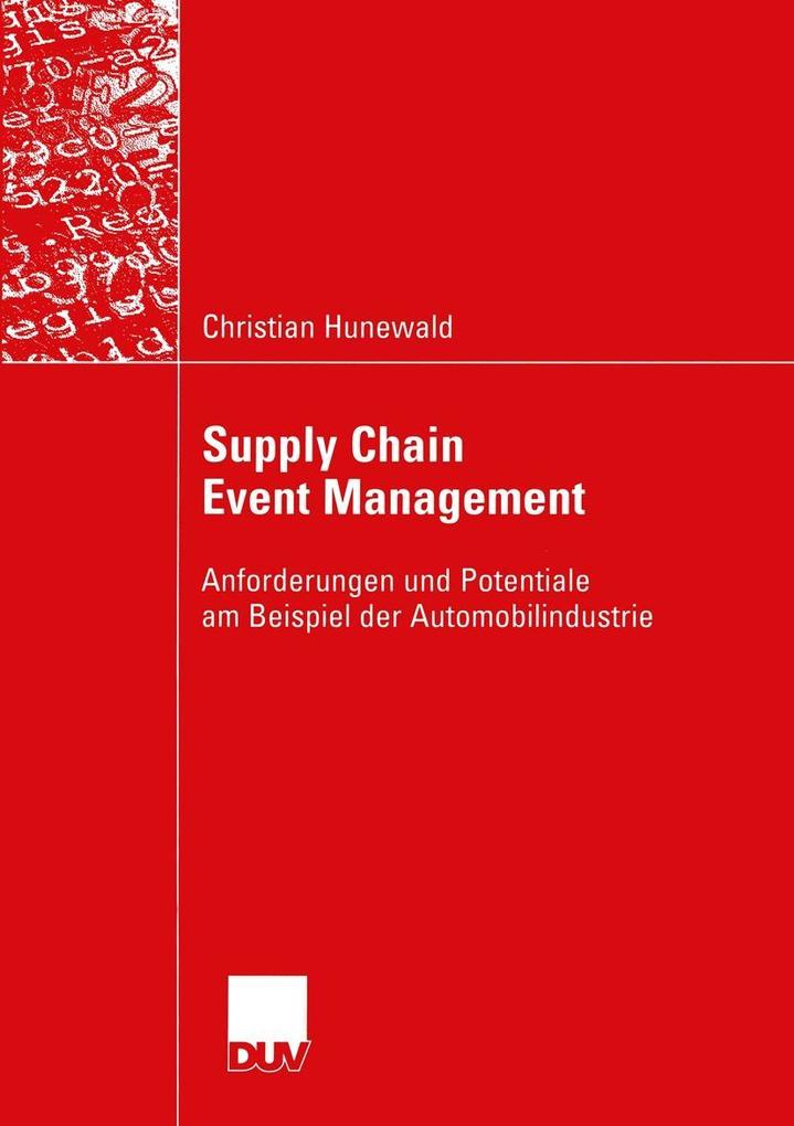 Supply Chain Event Management - Christian Hunewald