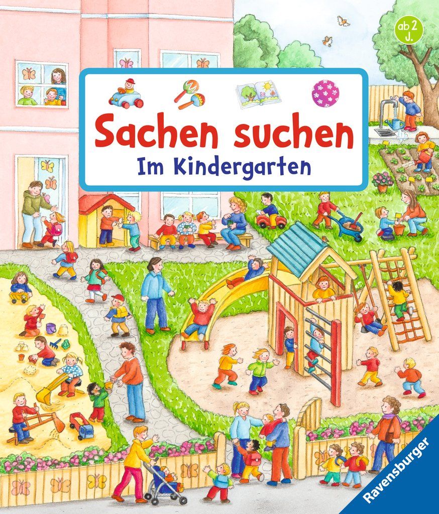 Ravensburger Mehrfarbig Pappbilderbücher Pappbilderbuch Sachen Suchen - Im Kindergarten - Bild 15