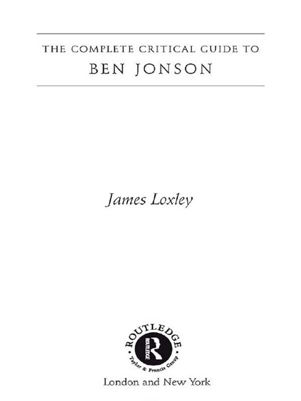 Ben Jonson - James Loxley