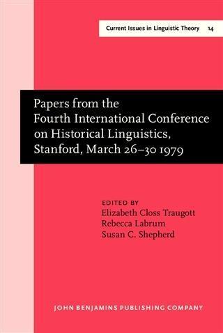 Papers from the Fourth International Conference on Historical Linguistics Stanford March 26-30 1979