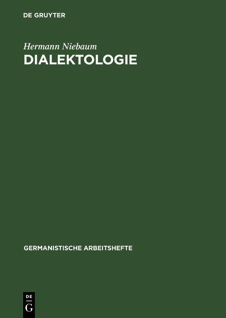 Dialektologie - Hermann Niebaum