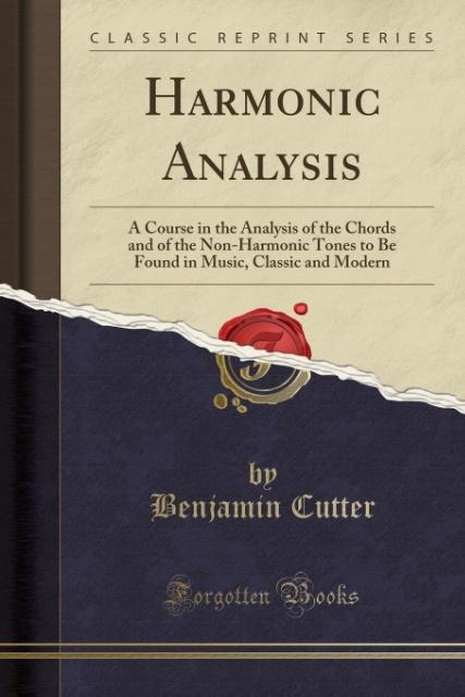 Harmonic Analysis als Taschenbuch von Benjamin Cutter - Forgotten Books