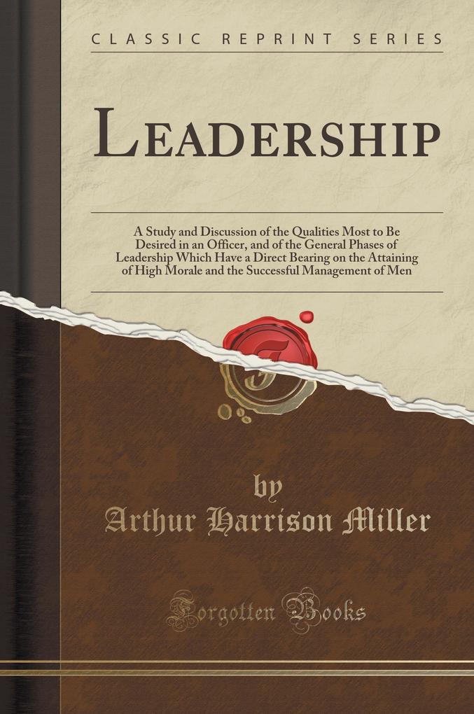 Leadership als Buch von Arthur Harrison Miller - Forgotten Books