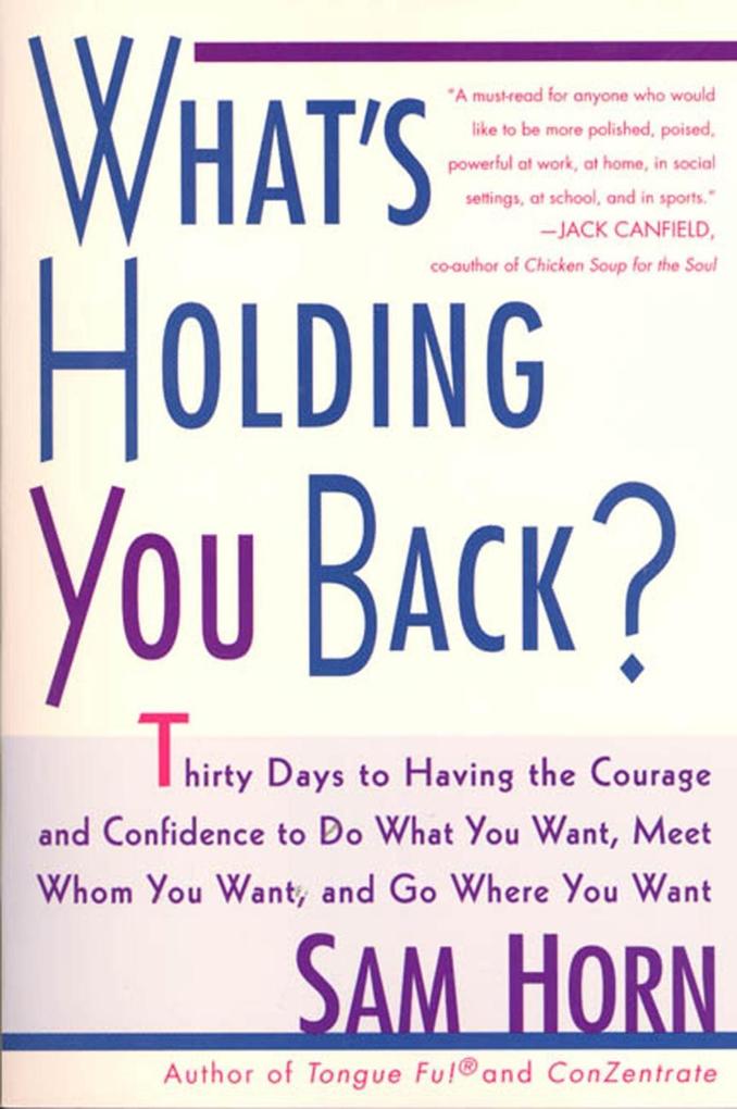 What´s Holding You Back? als eBook von Sam Horn - St. Martin´s Press