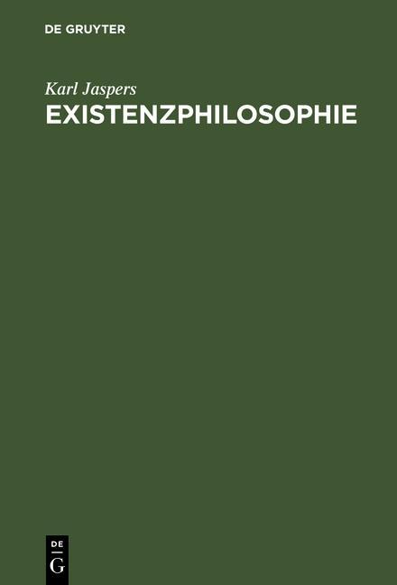 Existenzphilosophie - Karl Jaspers