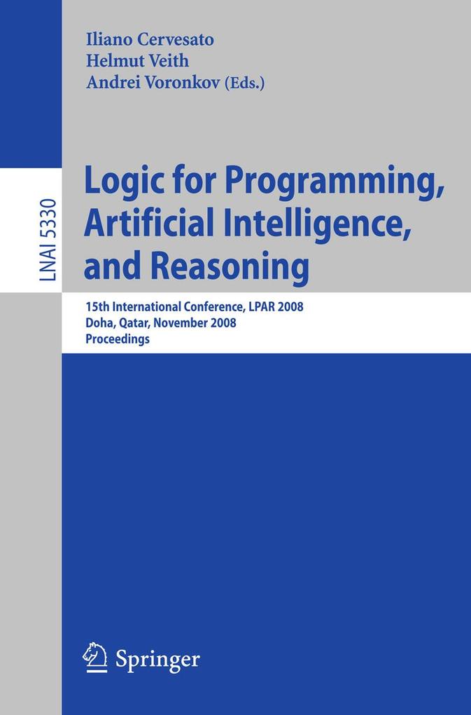 Logic for Programming Artificial Intelligence and Reasoning