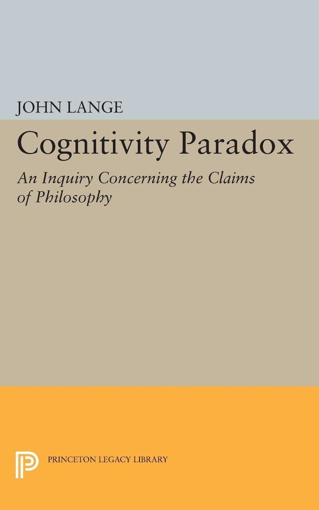 Cognitivity Paradox - John Lange