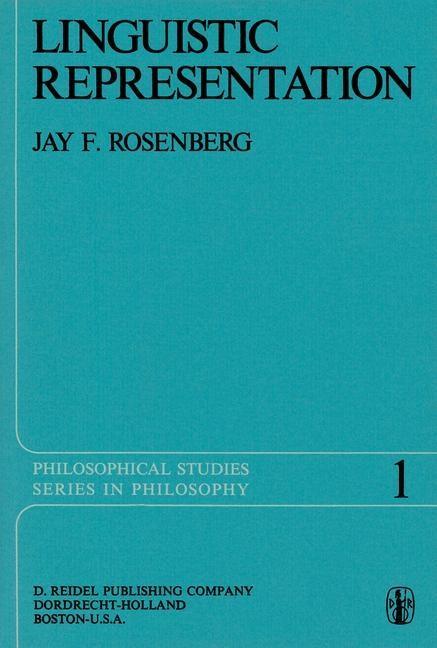 Linguistic Representation - J. F. Rosenberg