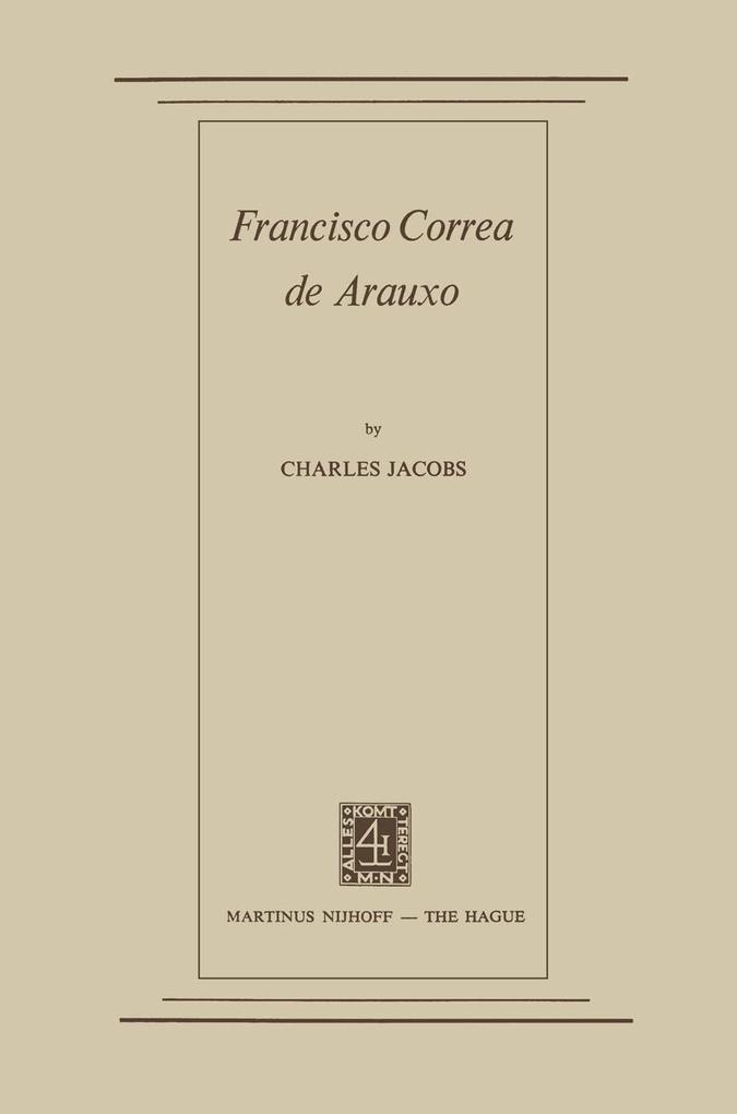 Francisco Correa de Arauxo - Charles Jacobs