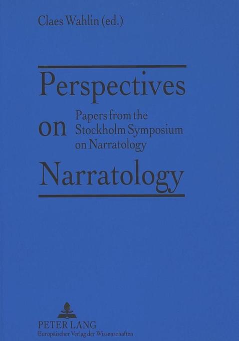 Perspectives on Narratology