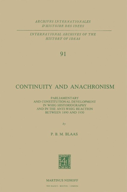 Continuity and Anachronism - P. B. M. Blaas