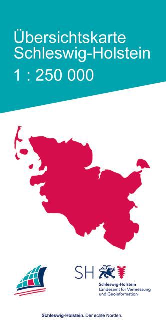 Übersichtskarte Schleswig-Holstein 1:250 000