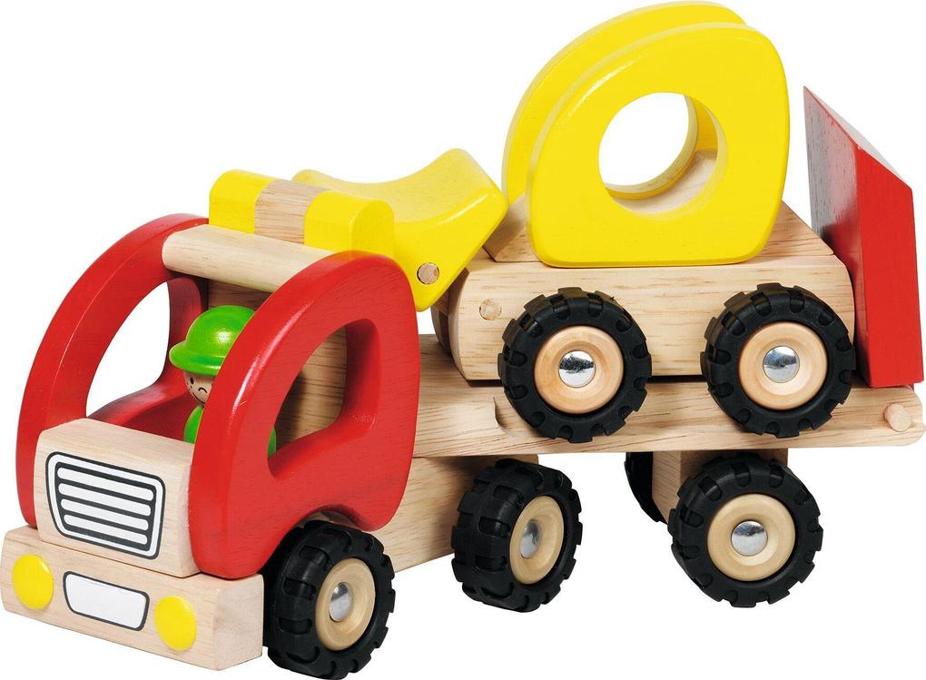 Tieflader mit Radlader | 34 x 8,5 x 12,5 cm, Holz, per Stück | Deutsch | 55963 - Image 13