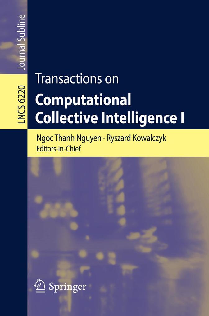 Transactions on Computational Collective Intelligence I