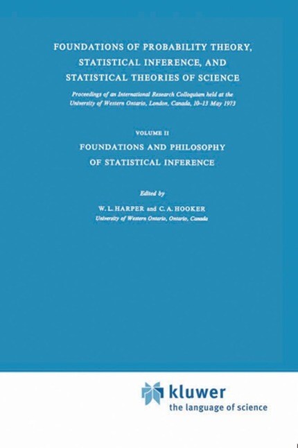 Foundations of Probability Theory Statistical Inference and Statistical Theories of Science