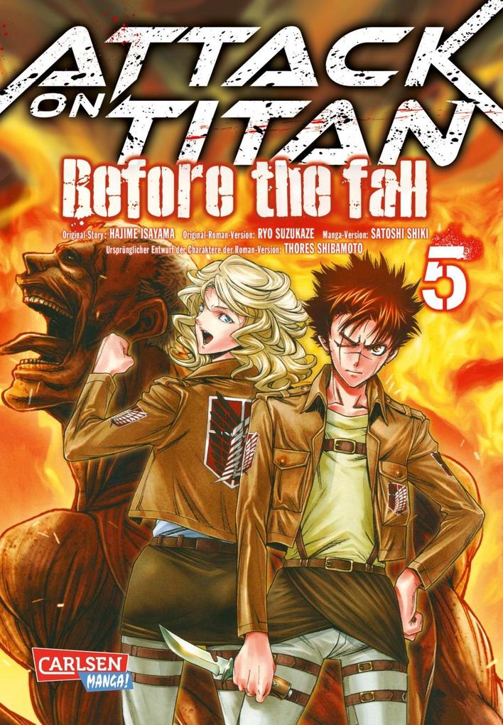 Attack on Titan - Before the Fall 5 - Hajime Isayama/ Ryo Suzukaze