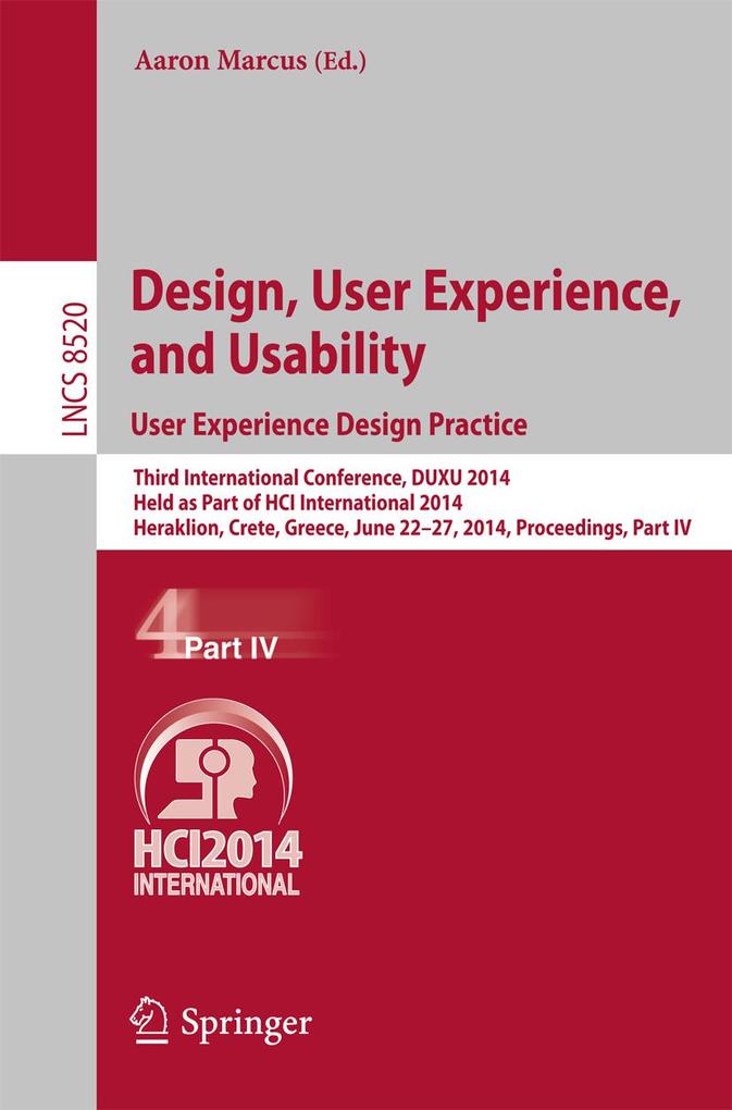 Design User Experience and Usability: User Experience Design Practice
