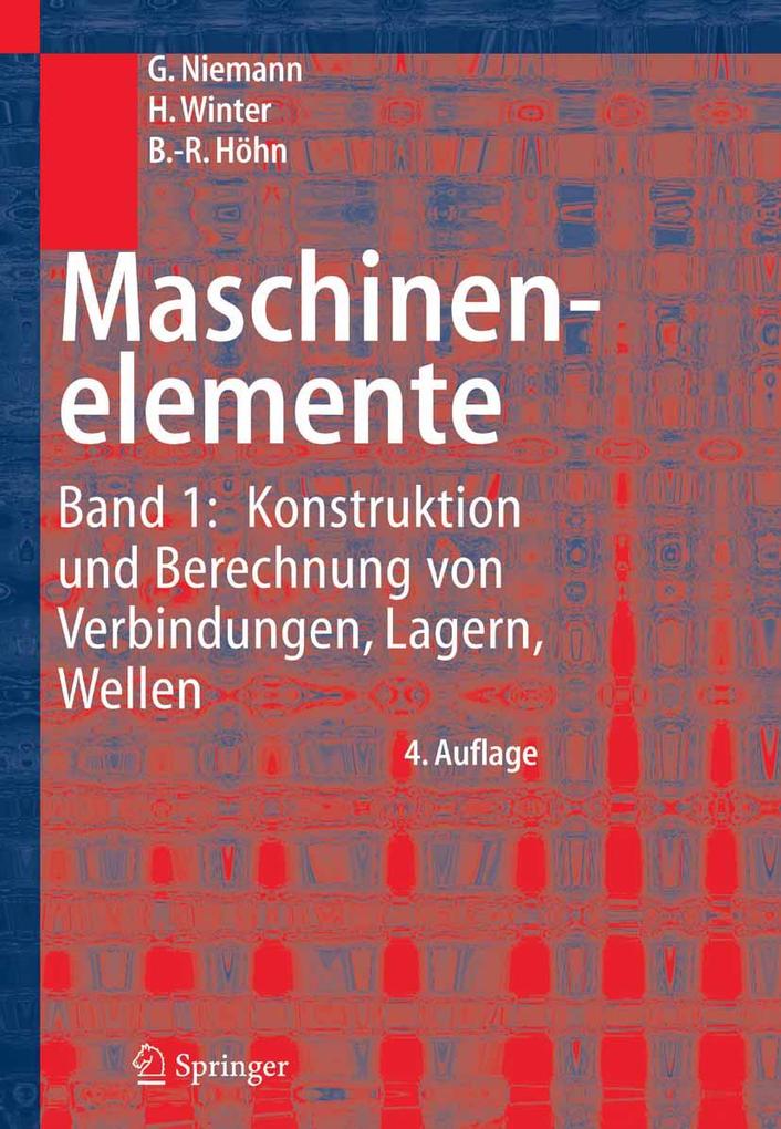 Maschinenelemente - G. Niemann/ H. Winter/ Bernd-Robert Höhn