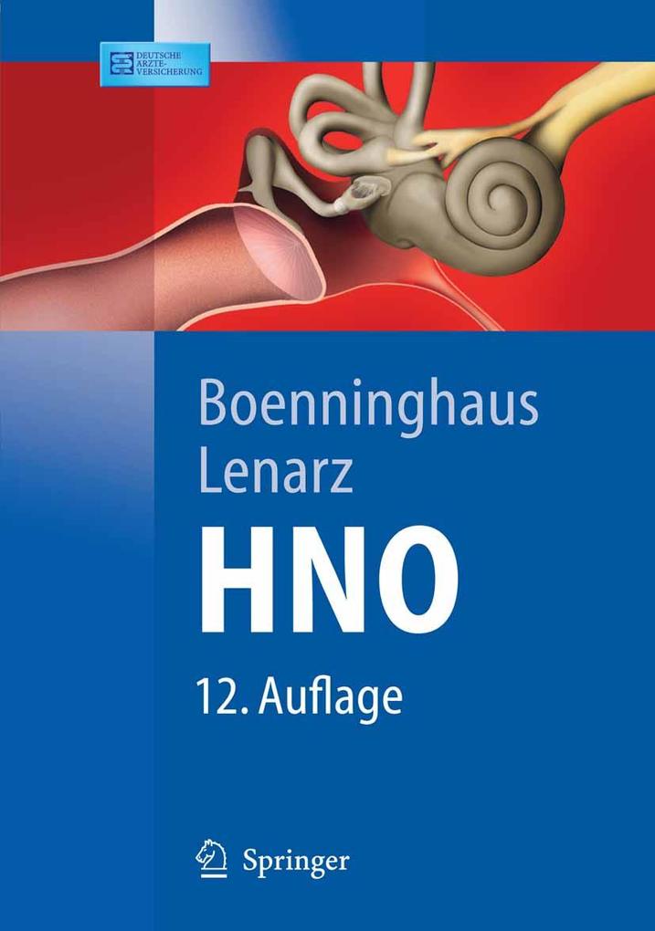 Hals-Nasen-Ohren-Heilkunde - Hans-Georg Boenninghaus/ Thomas Lenarz