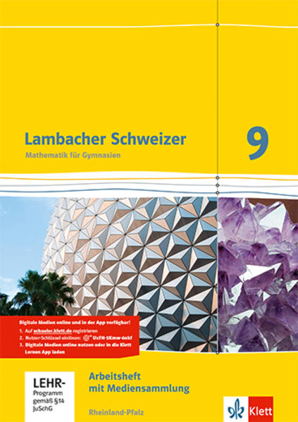 Lambacher Schweizer. 9. Schuljahr. Arbeitsheft plus Lösungsheft und Lernsoftware. Neubearbeitung. Rheinland-Pfalz