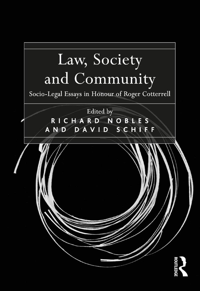 Law Society and Community - Richard Nobles/ David Schiff