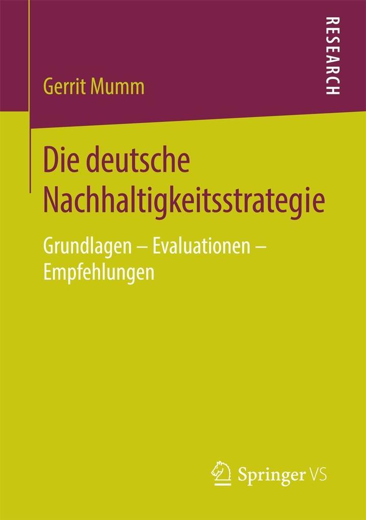 Die deutsche Nachhaltigkeitsstrategie - Gerrit Mumm