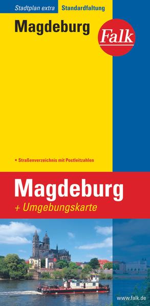 Falk Stadtplan Extra Standardfaltung Magdeburg 1:20 000