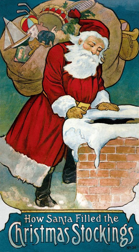 How Santa Filled the Christmas Stockings - Carolyn S. Hodgman