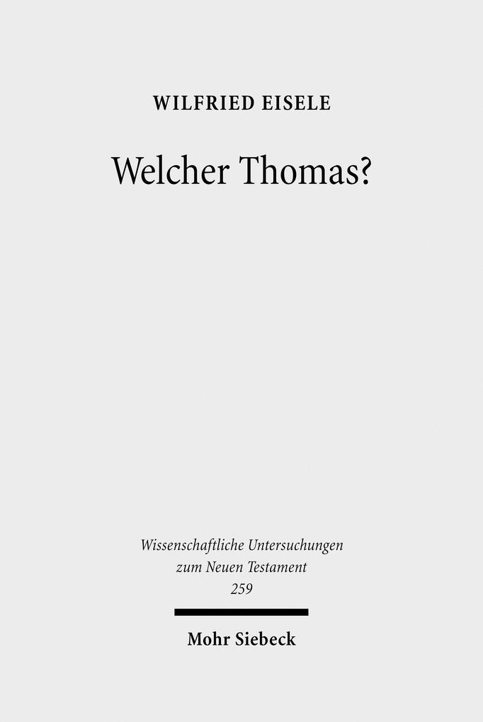 Welcher Thomas? - Wilfried Eisele