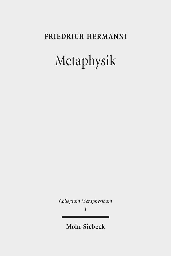 Metaphysik - Friedrich Hermanni