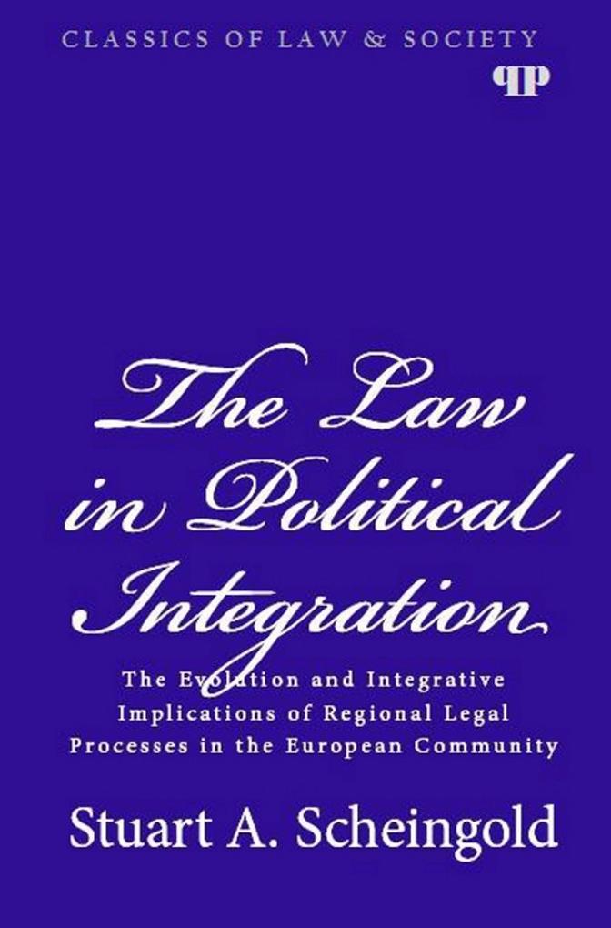Law in Political Integration - Stuart A. Scheingold