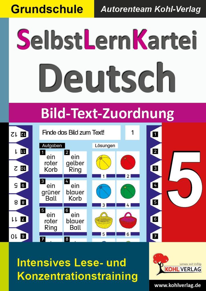 SelbstLernKartei Deutsch 5 - Autorenteam Kohl-Verlag