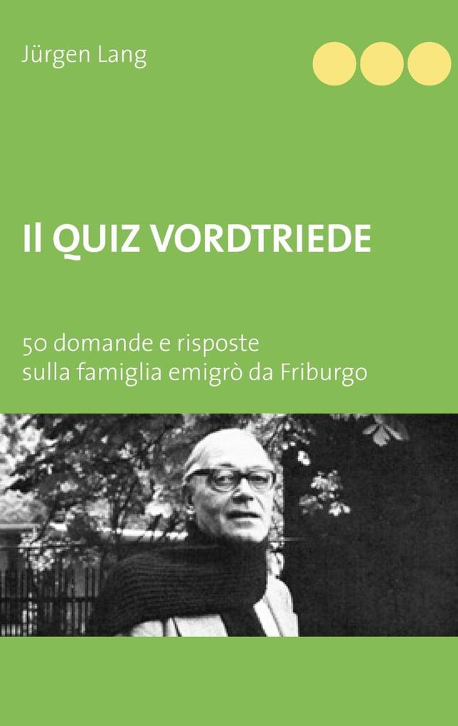 Il Quiz Vordtriede - Jürgen Lang