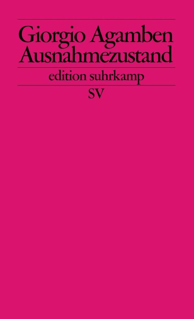 Suhrkamp Licht Ausnahmezustand, Fachbücher Von Giorgio Agamben - Bild 4