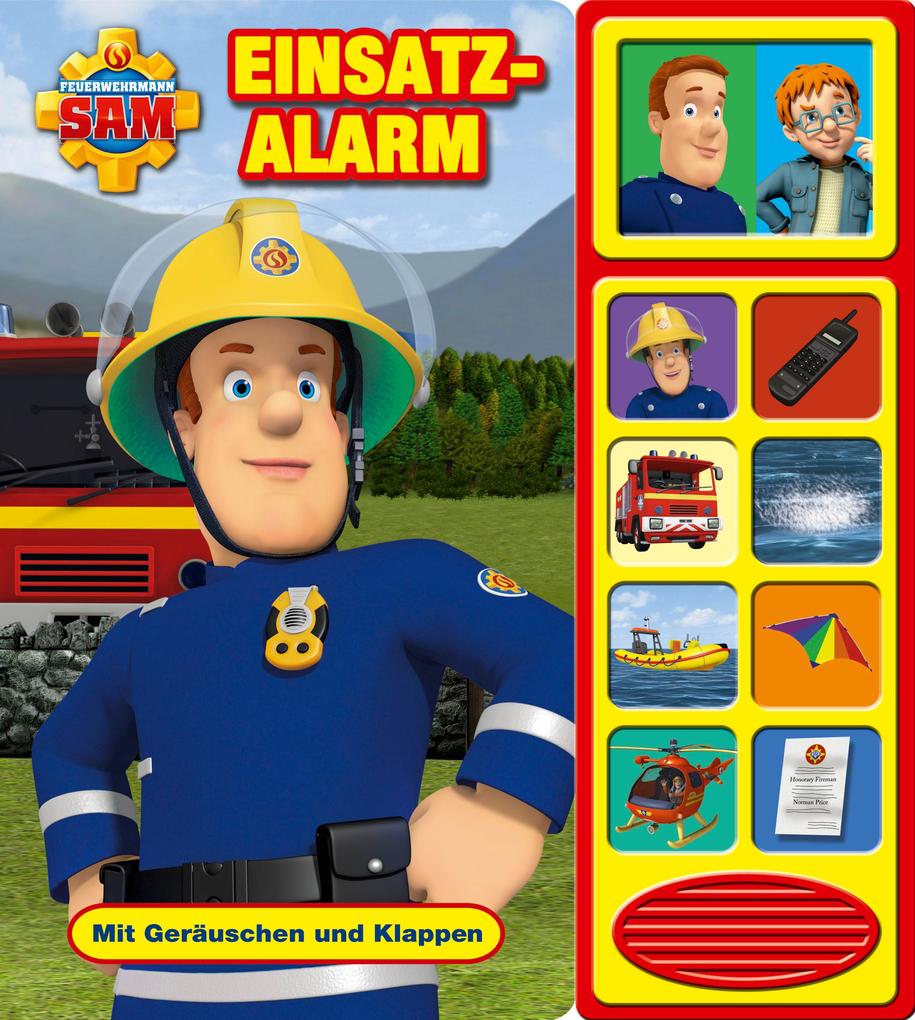 Feuerwehrmann Sam - EinsatzalarmKlappen-Geräusche-Buch