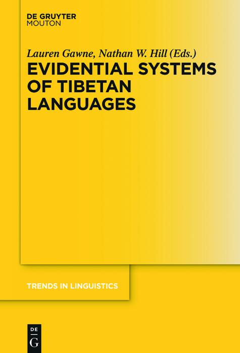 Evidential Systems of Tibetan Languages als eBook von - De Gruyter Mouton
