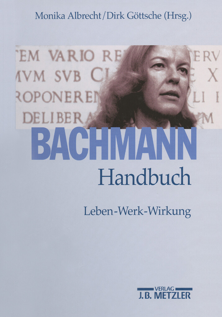 Bachmann-Handbuch als eBook von - J.B. Metzler