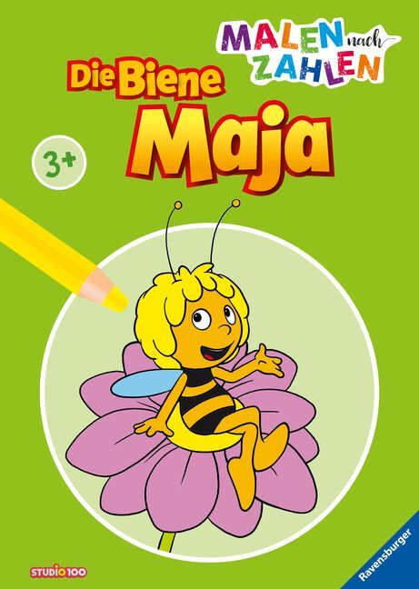 CreArt Malen nach Zahlen Die Biene Maja - Malen nach Zahlen ab 3 - Taschenbuch - Image 8