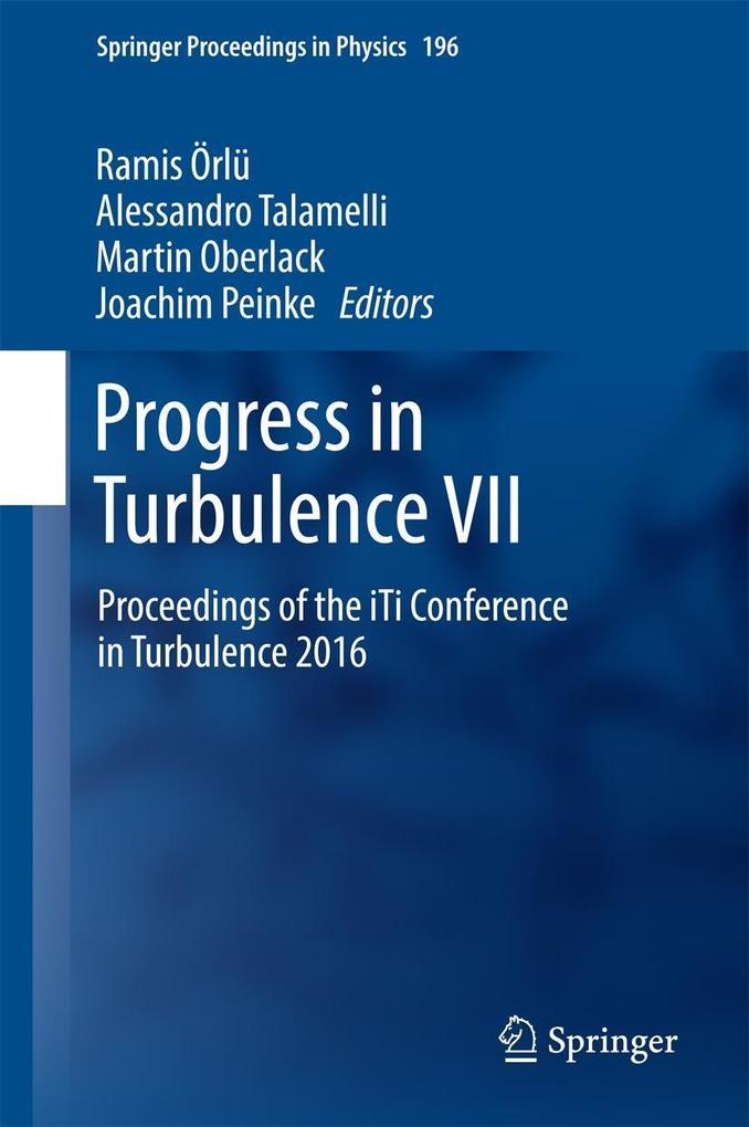 Progress in Turbulence VII als eBook von - Springer-Verlag GmbH