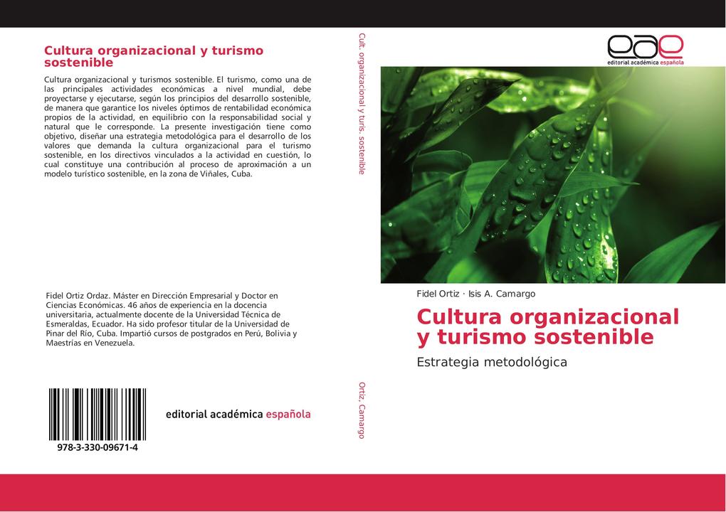Cultura organizacional y turismo sostenible als Buch von Fidel Ortiz, Isis A. Camargo - EAE