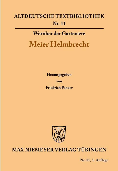 Meier Helmbrecht - Wernher Der Gartenære