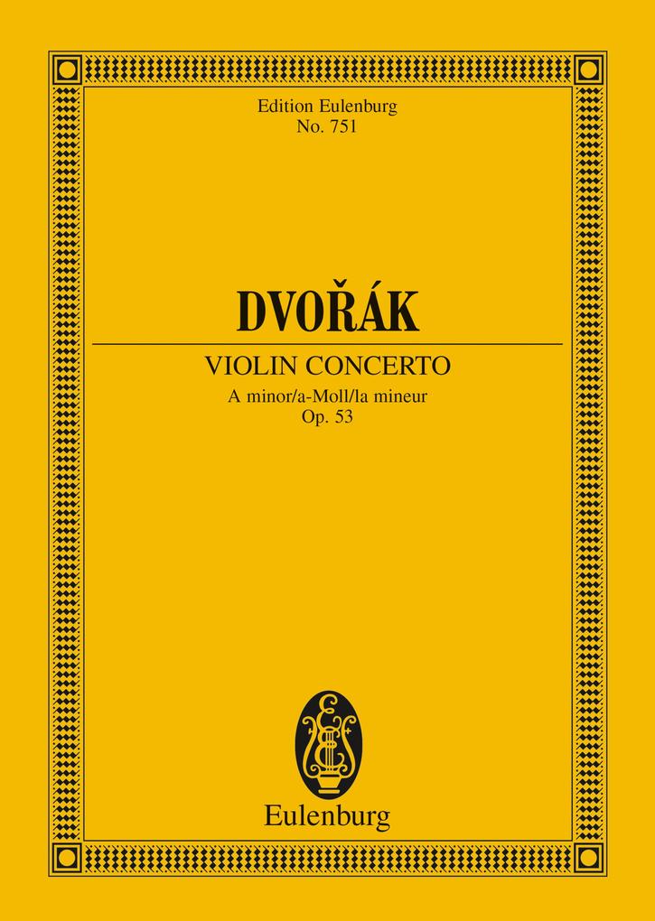 Violin Concerto A minor - Antonín Dvorák