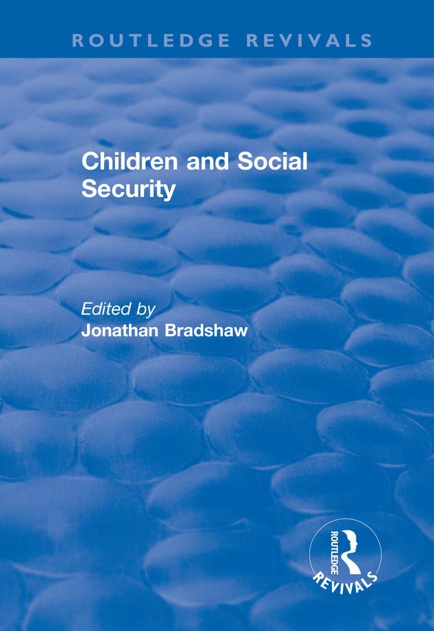 Children and Social Security - Jonathan Bradshaw