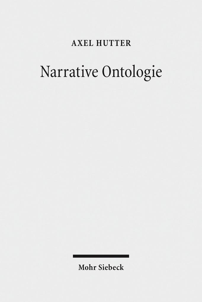 Narrative Ontologie - Axel Hutter