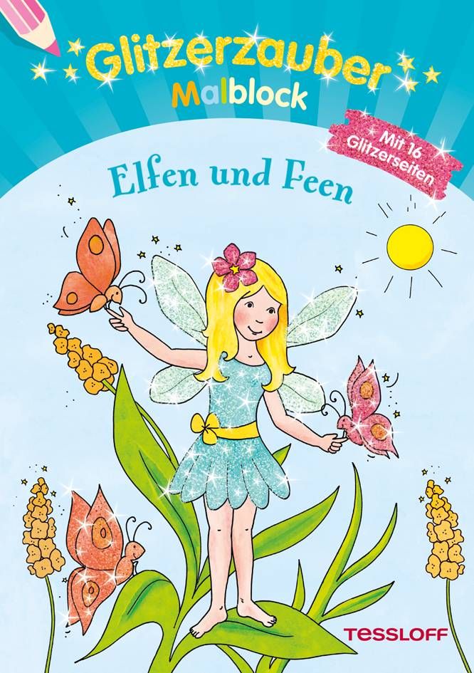 Tessloff 378864025 Glitzerzauber-Malblock. Elfen Und Feen - Image 5