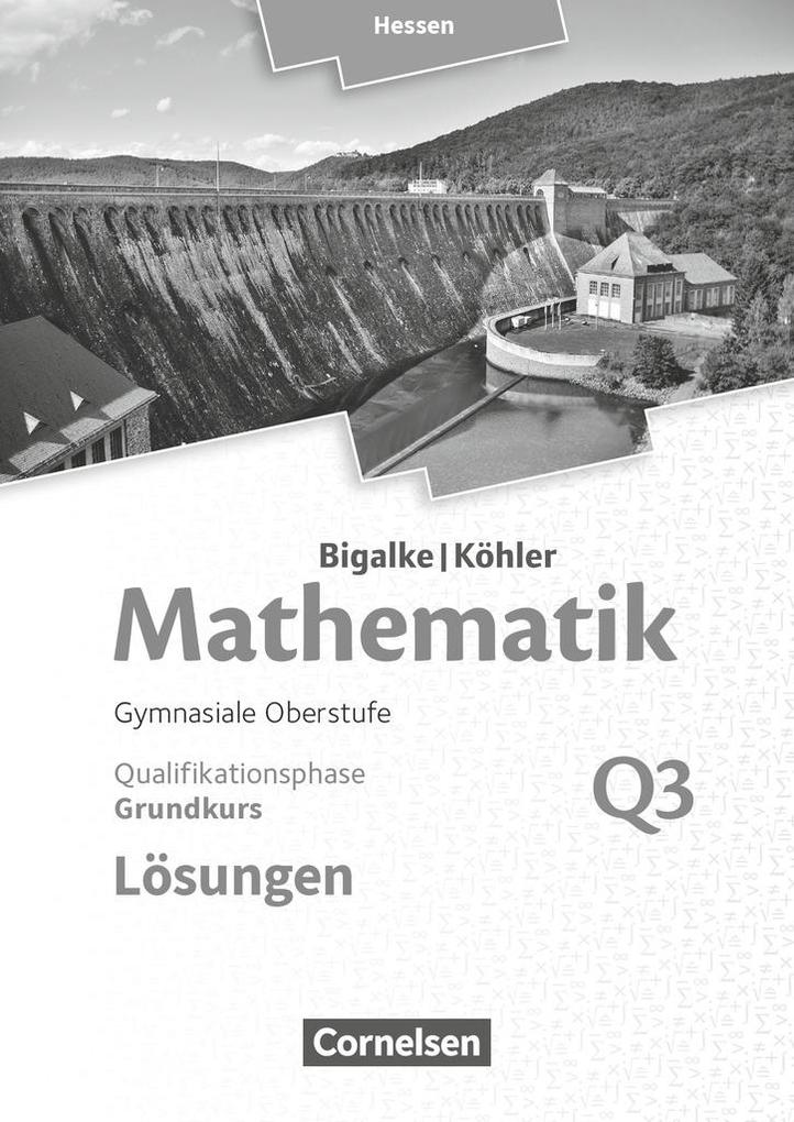 Mathematik Grundkurs 3. Halbjahr - Hessen - Band Q3 - Anton Bigalke/ Norbert Köhler/ Horst Kuschnerow/ Gabriele Ledworuski