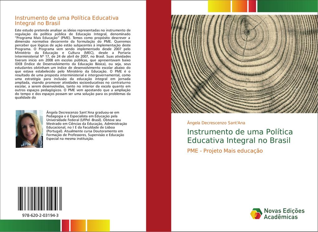 Instrumento de uma Política Educativa Integral no Brasil als Buch von Ângela Decrescenzo Sant´Ana - Novas Edições Acadêmicas