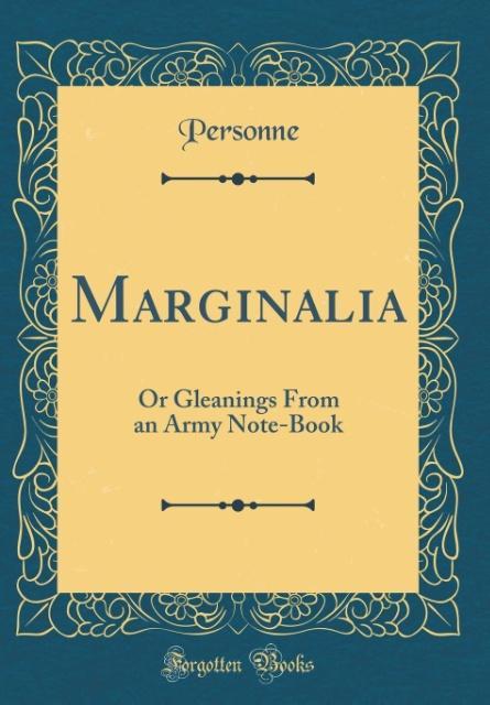 Marginalia als Buch von Personne Personne - Forgotten Books
