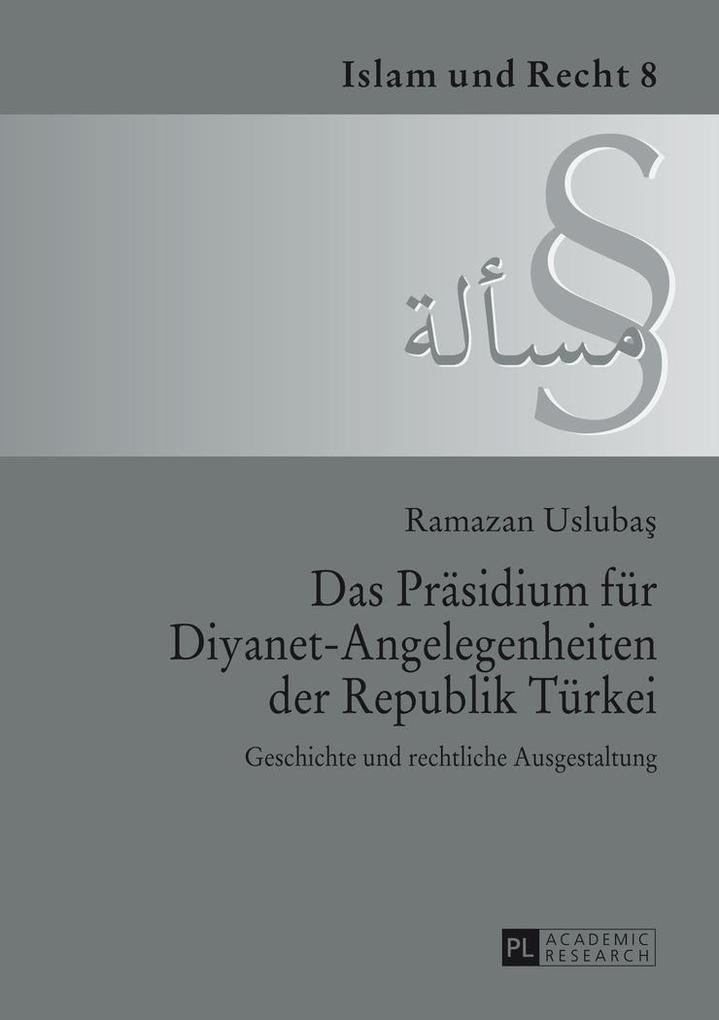 Das Praesidium fuer Diyanet-Angelegenheiten der Republik Tuerkei - Uslubas Ramazan Uslubas